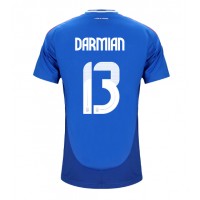Fotbalové Dres Itálie Matteo Darmian #13 Domácí ME 2024 Krátký Rukáv